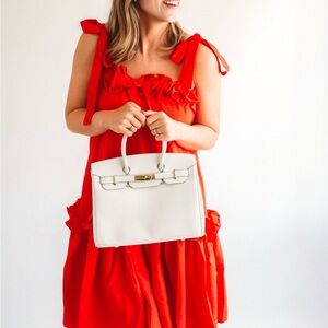 Elegant White Handbag